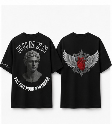 Statue Tee — Black